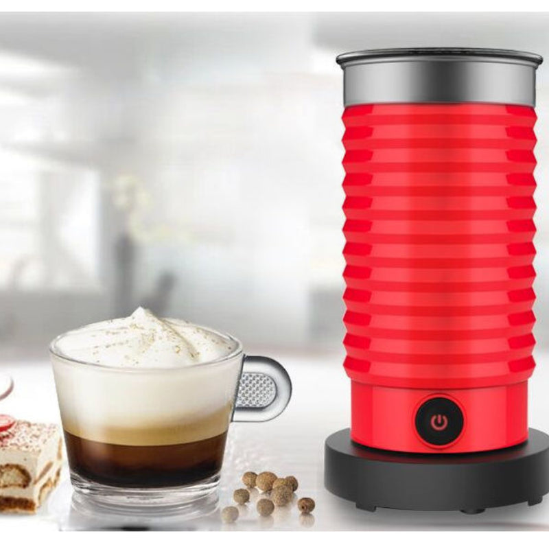 Automatic Milk frother |Food safe material frothing whisk |healthy metal Tank Plastic cool touch housing