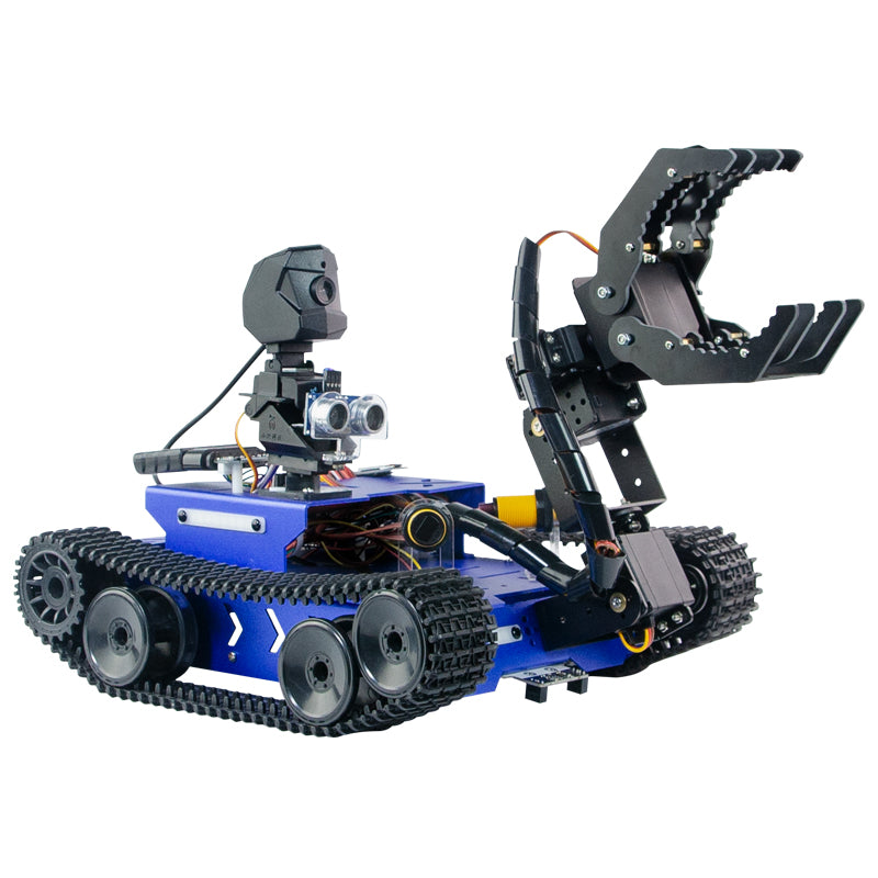 AI robotic crawler with arm