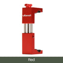 Ulanzi ST-02S 65MM to 95MM Tripod Phone Mount with Cold Shoe 1/4 Screw Phone Mount Stand Clipper for iPhone X 8 7 Plus Samsung