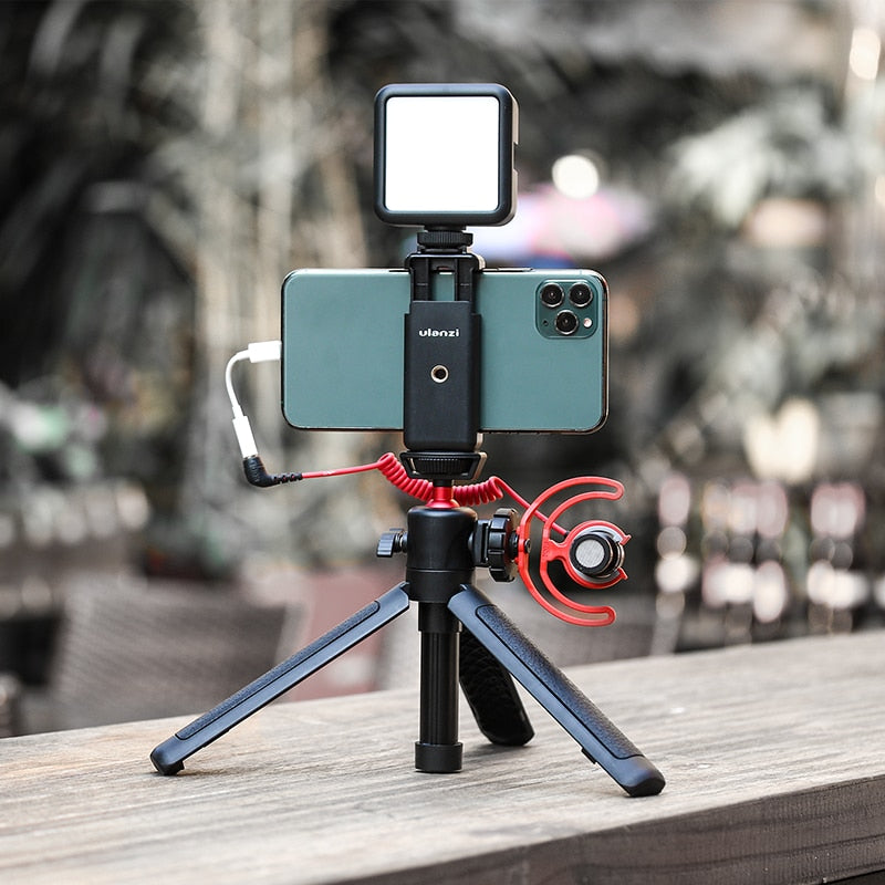 Ulanzi MT-16 Extend Tablet Tripod with Cold Shoe for Microphone LED Video Fill Light Smartphone SLR Camera Tripod
