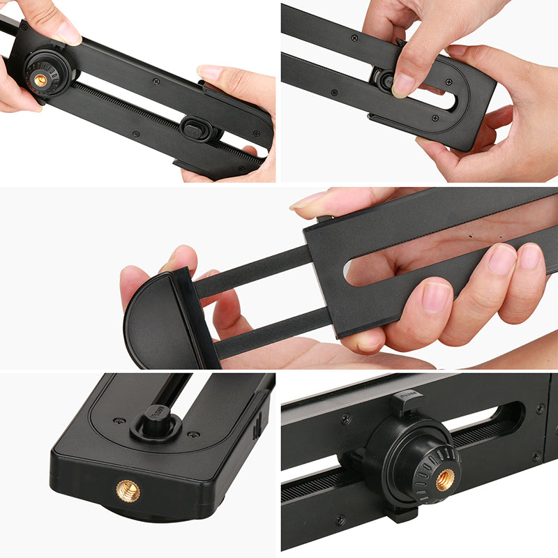 Ulanzi for iPad Professional Tablet Tripod Mount 5-12'' Universal Stand Clamp Adjustable Vertical Bracket Holder Adapter 1/4"