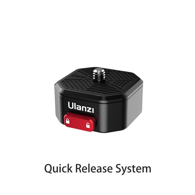 Ulanzi Claw Quick Release Plate Clamp Quick Instal System DSLR Gopro Action Camera Shoulder Strap Belt Clamp Quick Switch Kit