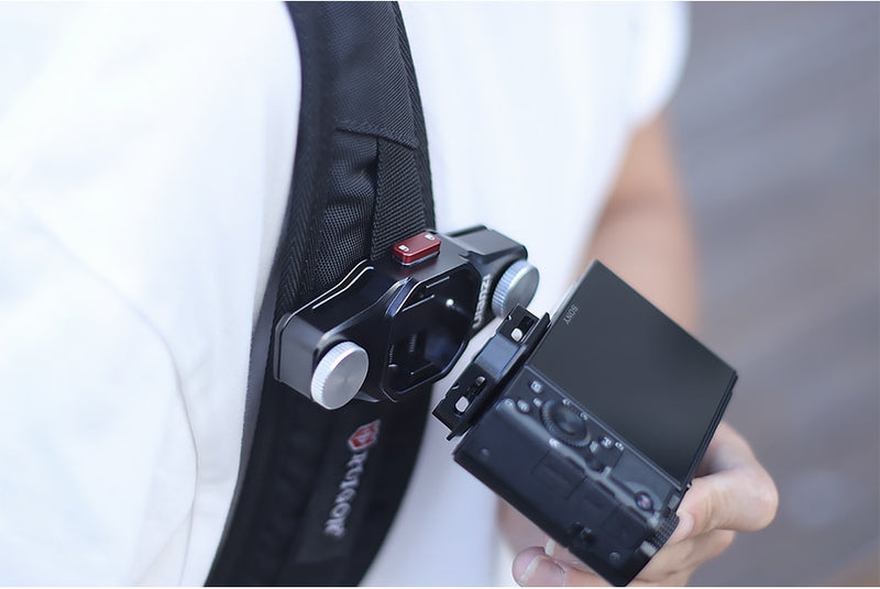 Ulanzi Claw Quick Release Plate Clamp Quick Instal System DSLR Gopro Action Camera Shoulder Strap Belt Clamp Quick Switch Kit