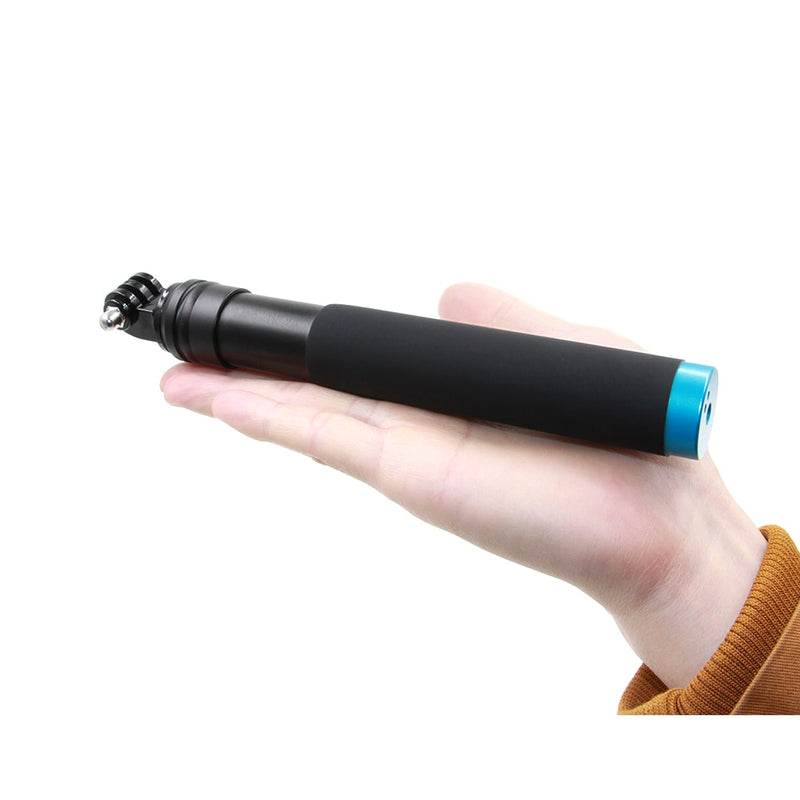 TELESIN Aluminum Alloy Extendable Handheld Selfie Stick Telescoping Pole for GoPro Hero 9 8 7 6 5 OSMO Action Xiaoyi SJCAM Eken