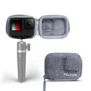 TELESIN Mini Storage Protection Bag Brushed Half Open Quick Release Carrying Case for GoPro Hero 9 Black Bag